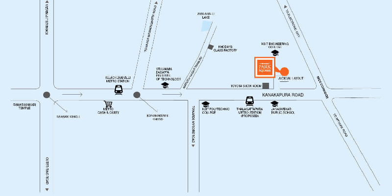 PROVIDENT PARK SQUARE Location Map